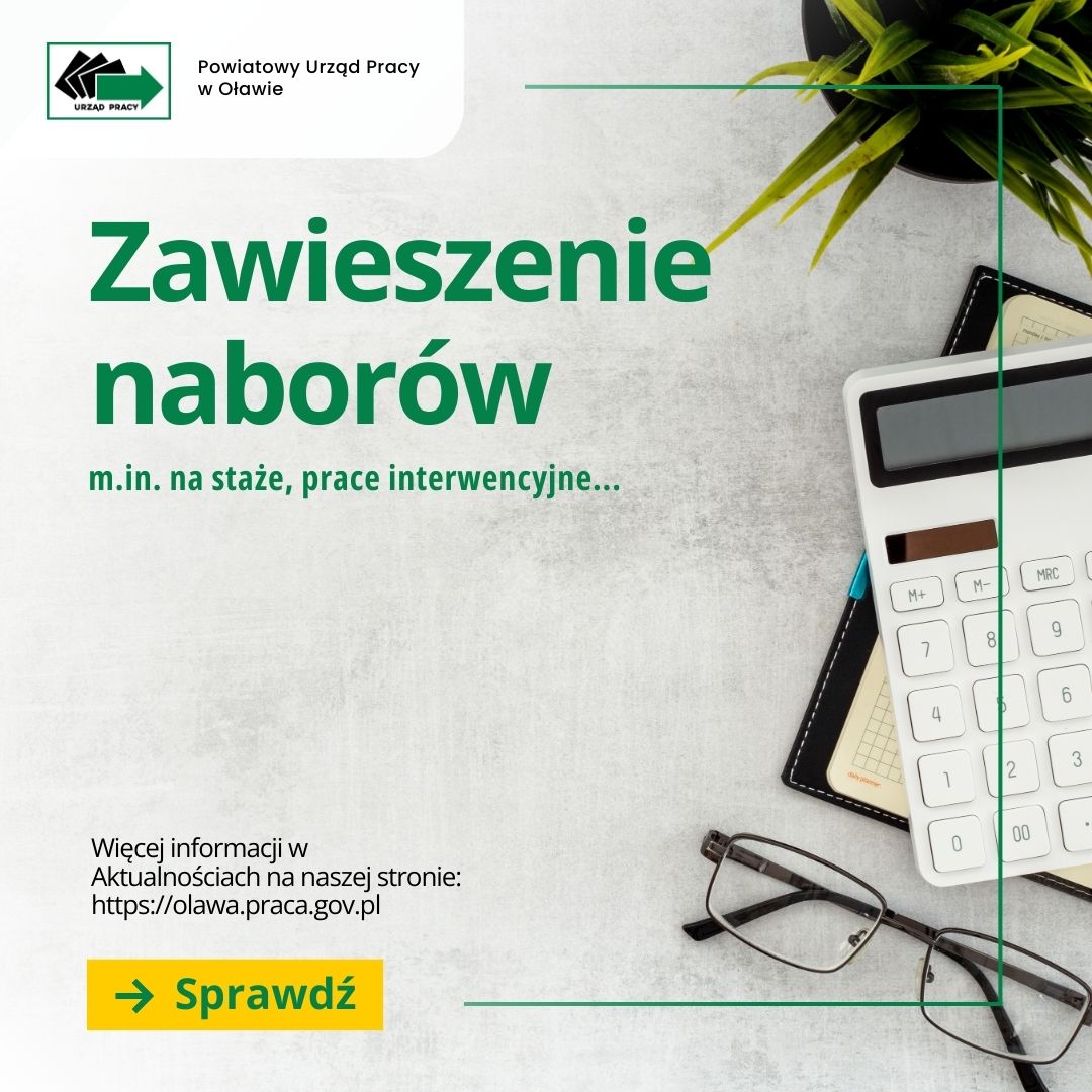 Zdjęcie artykułu Zawieszenie naborów